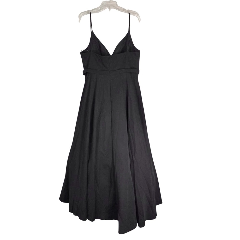 Mac Duggal Black Backless V-Neck Ball Gown - Picture 4 of 8